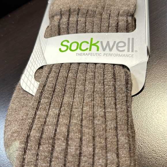 Sockwell men’s diabetic Easy Does It merino socks in bark - Picture 8 of 8
